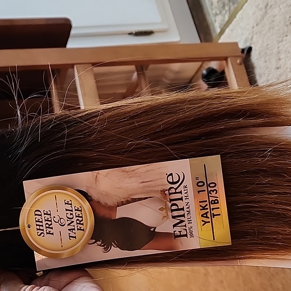 10" Yaki Human Hair Extensions